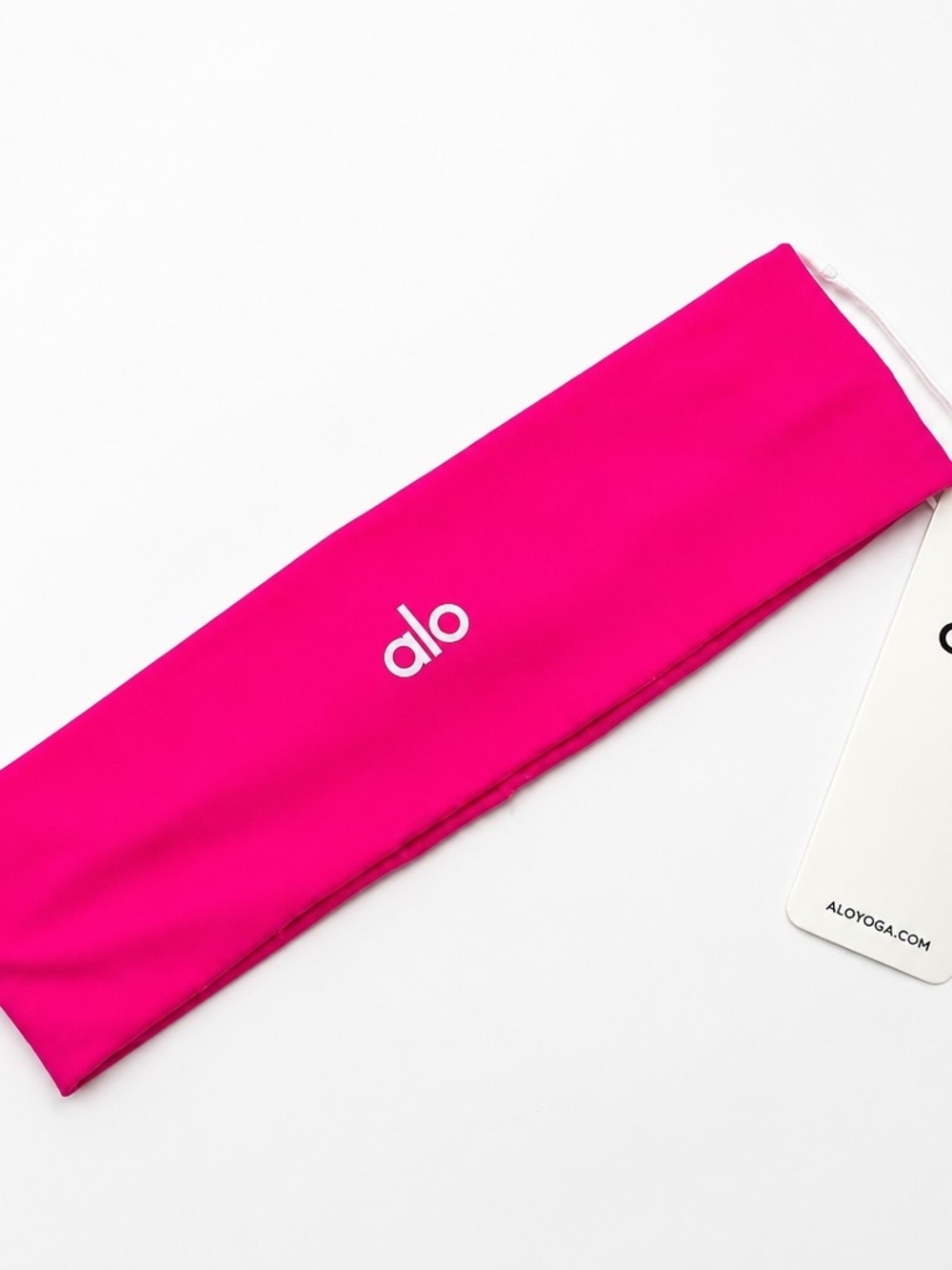 ALO Yoga Bright Hot Pink Stretch Fitness Headband